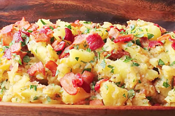 Grilled German Potato Salad Recipe - How To Make German Potato Salad - Easy Potato Salad Recipe