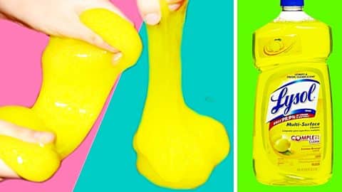 DIY Cleaning Slime With Lysol | DIY Joy Projects and Crafts Ideas