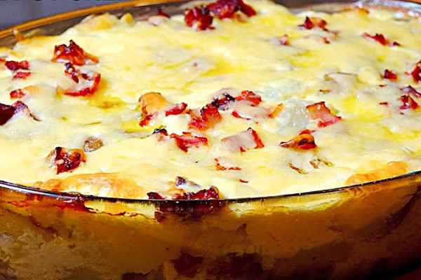 Baked Potato Casserole Recipe - Easy Side Dish Ideas - Easy Potato Recipes