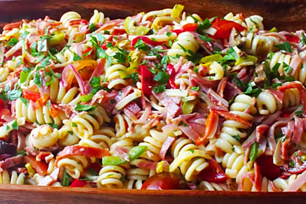 Antipasto Pasta Salad Recipe - Easy Pasta Salad Ideas - Gourmet Pasta Salad Recipe