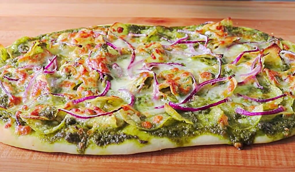 Potato Chip Pizza Recipe - Easy Pizza Ideas - How To Make Pizza