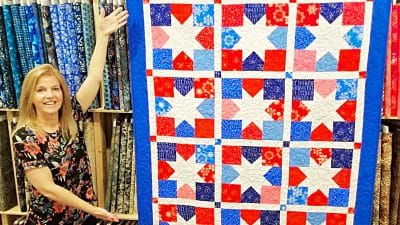 Fourth Of July Quilt - How To Make A Quilt - Free Quilt Pattern
