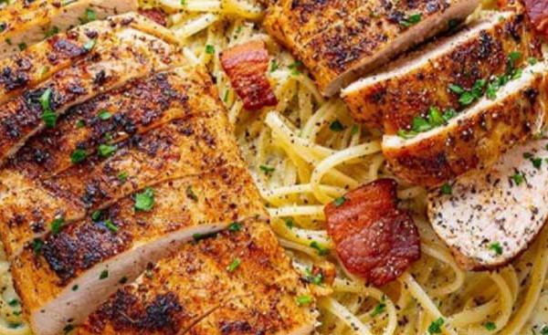One Pot Cajun Chicken Over Noodles - Easy Recipes