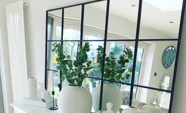 DIY Grid Mirror - DIY Home Decor