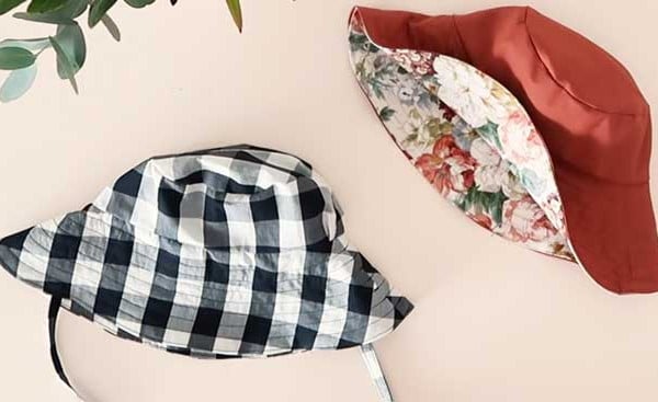 DIY Wide Brim Bucket Hat - Easy Sewing