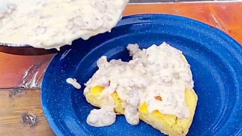 Old-Fashioned Biscuits And Gravy Recipe | DIY Joy Projects and Crafts Ideas