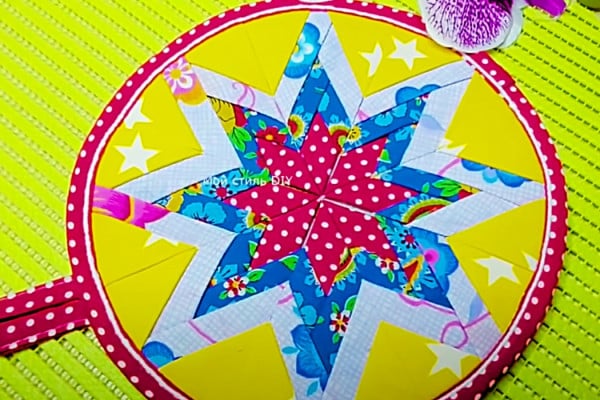 How To Make Circles Potholders - How To Turn Circles Into Pot Holders - DIY Patchwork Potholder