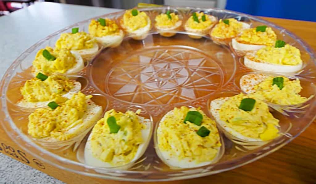 Crab Stuffed Deviled Eggs - Easy Side Dish Ideas - Seafood Recipes
