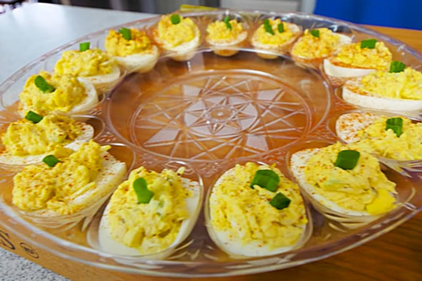 Crab Stuffed Deviled Eggs - Easy Side Dish Ideas - Seafood Recipes