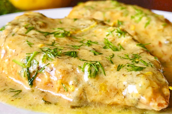 Creamy Lemon Chicken Breasts Recipe - Easy Chicken Ideas - How To make Creamy Lemon Chicken