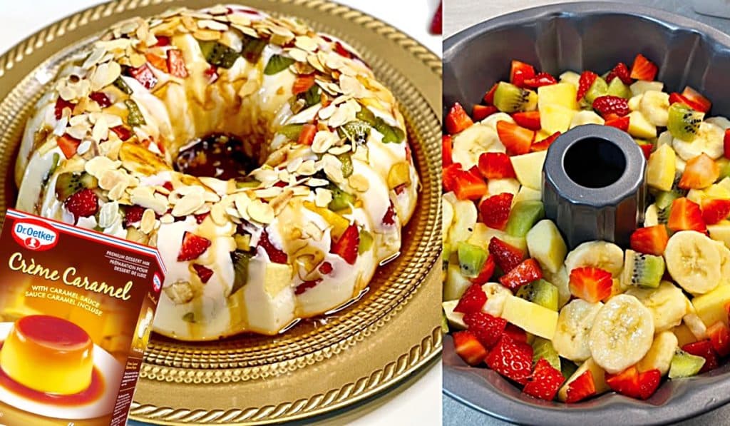 How To Make A Quick Pudding Mold - Easy Dessert Ideas - Caramel Fruit Mold Recipe