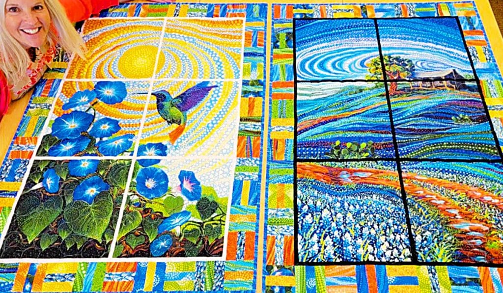 French Door Panels With Donna Jordan - Free Quilt Pattern - Easy Sewing Ideas