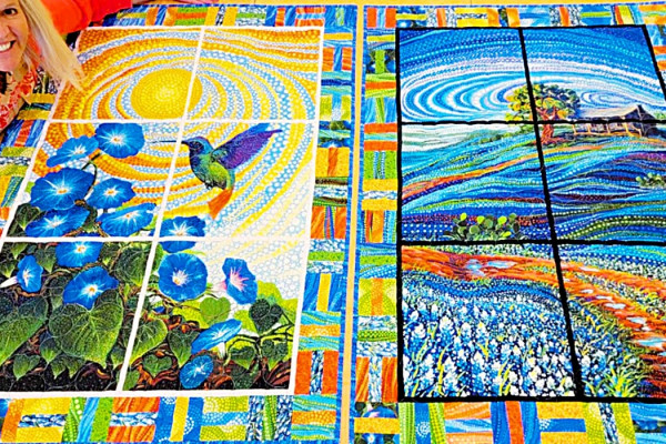 French Door Panels With Donna Jordan - Free Quilt Pattern - Easy Sewing Ideas