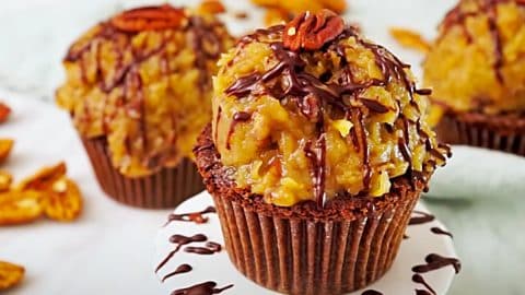 German Chocolate Cupcakes Recipe | DIY Joy Projects and Crafts Ideas