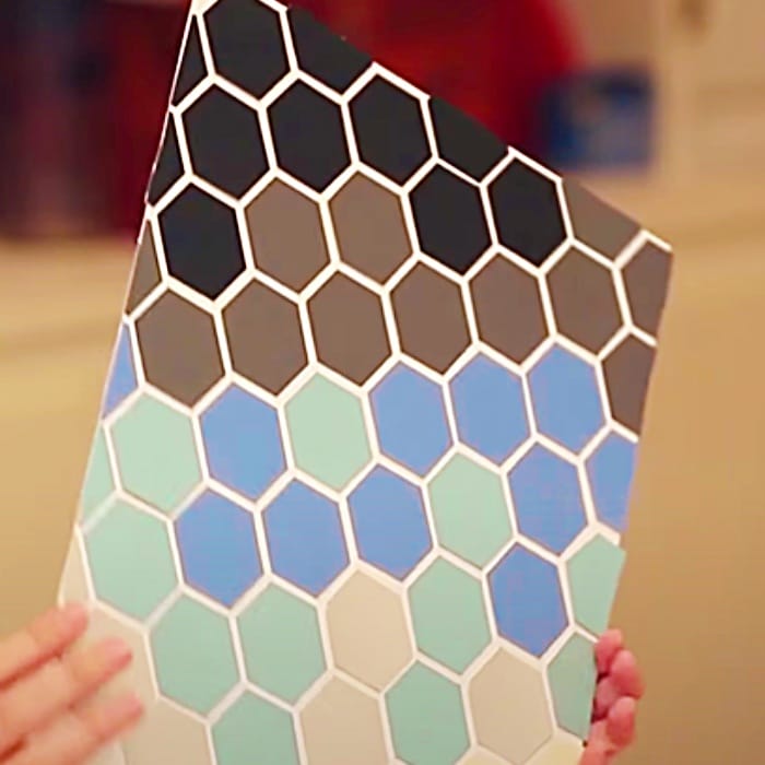 Paint Chip Wall Art - Easy Wall Art Project - DIY Home Decor