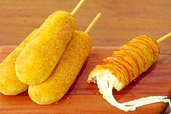 Cheese Potato On A Stick Recipe - How To Make Potato Dogs - Easy Holiday Party Food