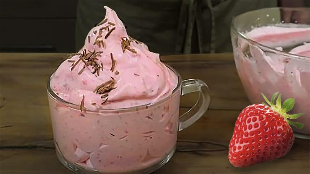 Easy Strawberry Dessert Recipes - No Bake Whipped Strawberry Dessert Recipe Video