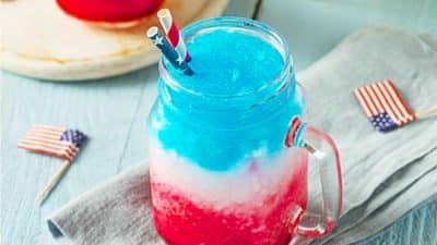 Fourth Of July Firecracker Slushie Recipe - How To Make A Daiquiri - Patriotic Cocktail Recipe