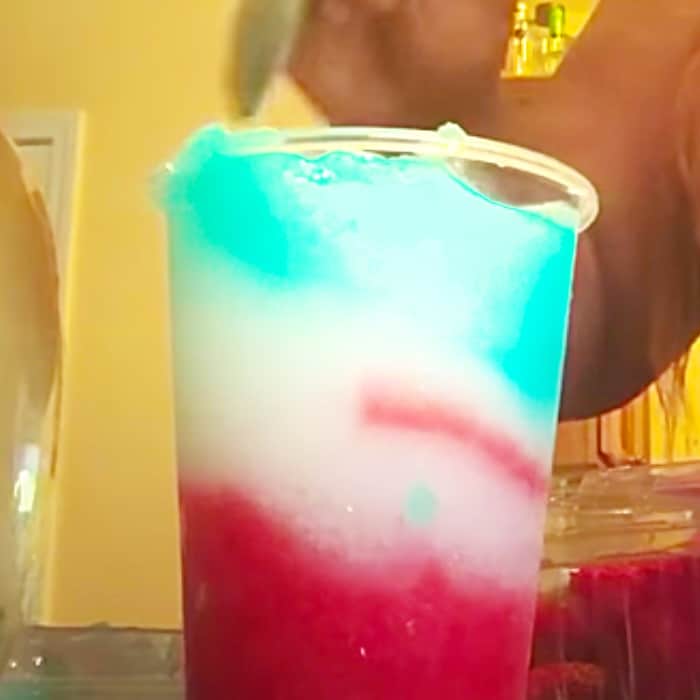 Red White And Blue Slush - Vodka Drink Recipe - Party Cocktail Ideas