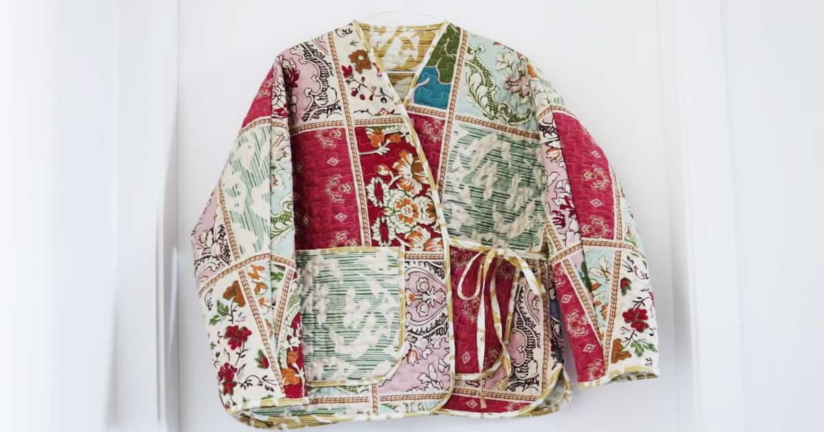 How To Make A Jacket Out Of A Quilt | DIY Joy Projects and Crafts Ideas