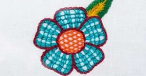 Unique Flower Hand Embroidery Pattern