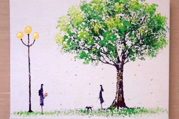 How To Paint A Tree Using Tin Foil - Easy Painting Hacks