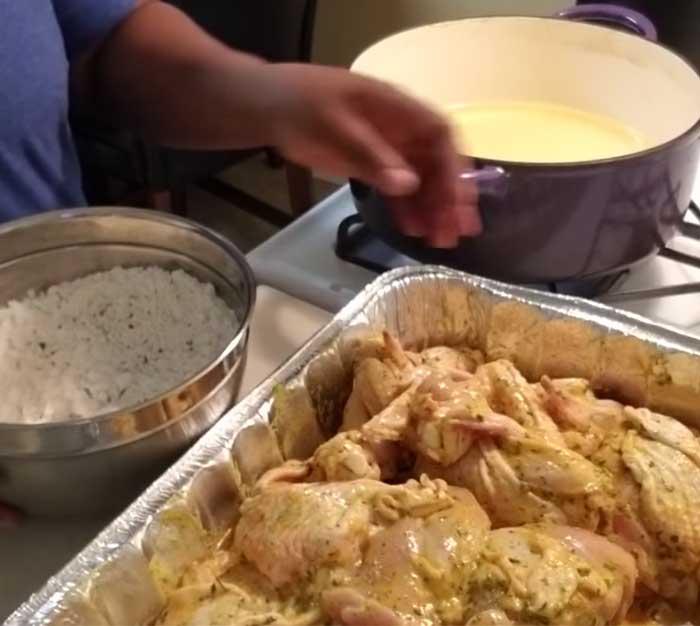Mustard Chicken Batter - Easy Chicken Dinner