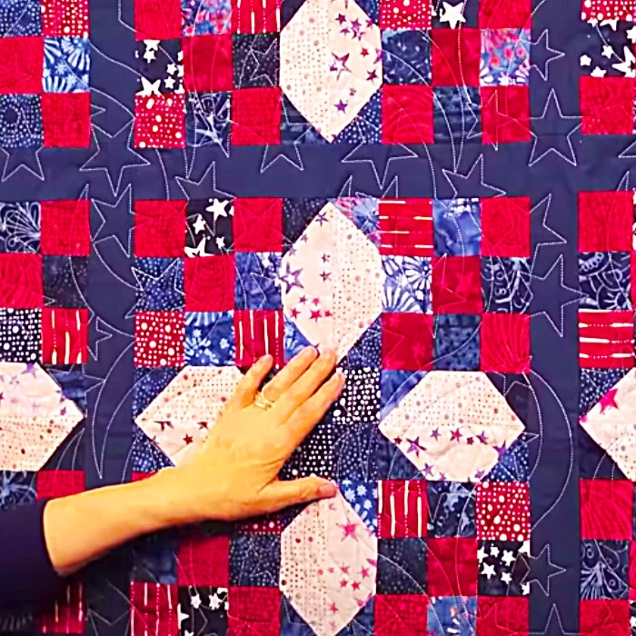 Star Quilt Pattern - Patriotic Quilt Pattern - Easy Way To Sew A Quilt