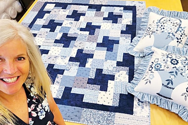Beginners Quilt With Donna Jordan - Easy Quilt Pattern - Layer Cake Quilt Pattern