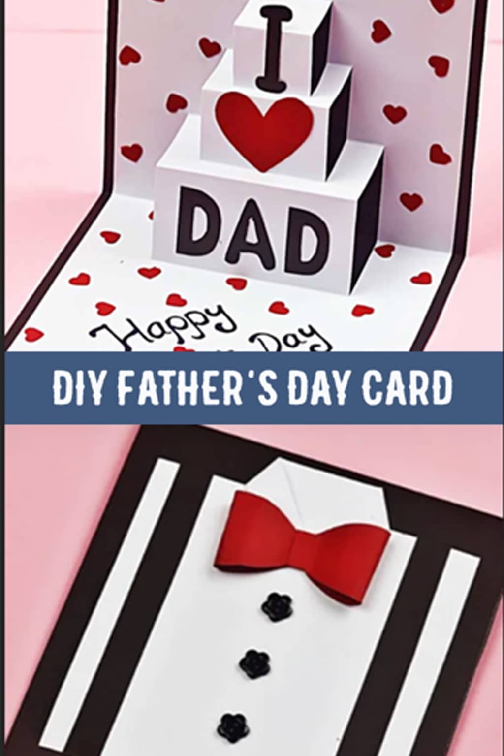 DIY Fathers Day Card - How to Make a Pop up Gift Card for Dad DYI
