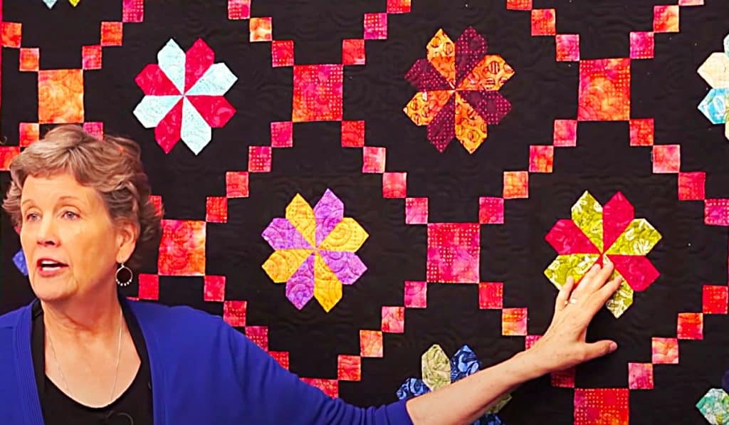 Flower Chain Quilt With Jenny Doan - Easy Quilt Pattern - Free Quilt Pattern