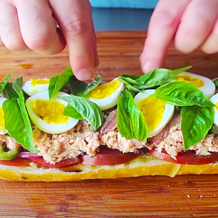 Easy Tuna Recipe Ideas - How To Make A French Style Sandwich - Easy Tuna Sandwich Recipe