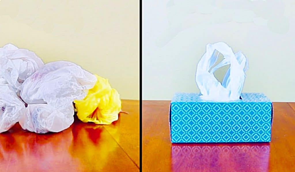 How To Make A Plastic Bag Holder - Easy Way To Organize Grocery Bags - Cabinet Organization Ideas