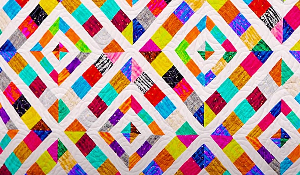 Triple Play Paper Piecing Quilt - Easy Quilt Pattern - Free Quilt Pattern - How To Paper Piece A Quilt