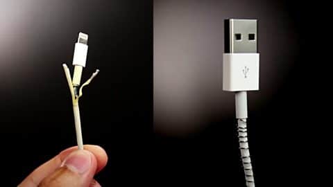 How To Keep A Cell Phone Charger From Fraying | DIY Joy Projects and Crafts Ideas