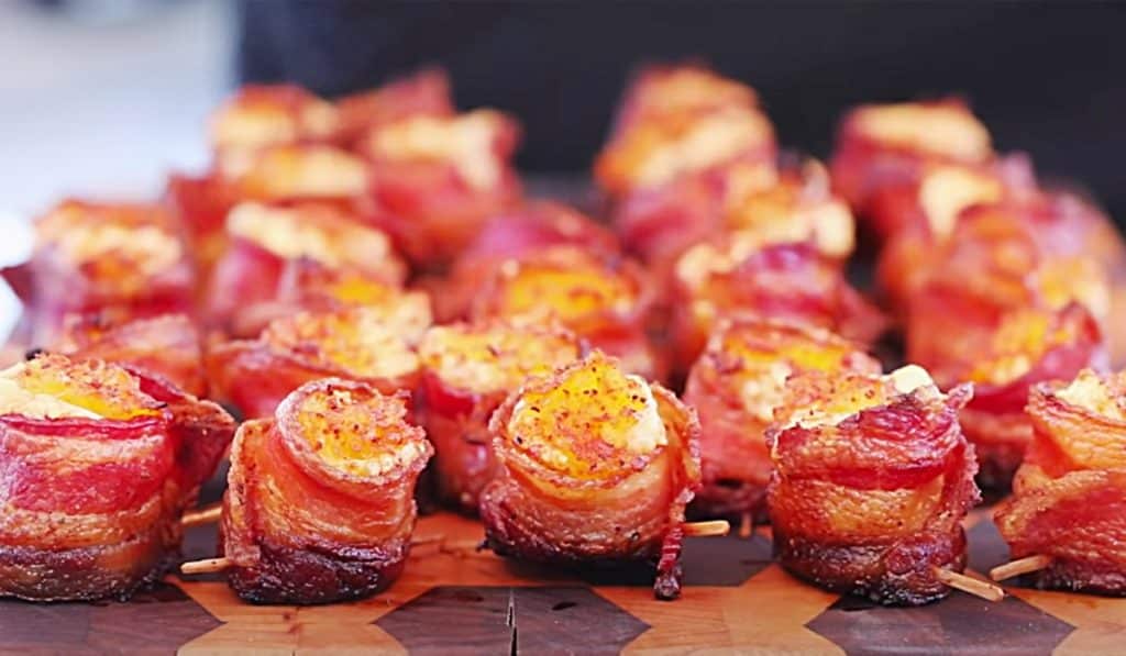 Bacon Wrapped Pig Shot Recipe - How To Make Pineapple Poppers - Easy Grilled Appetizer