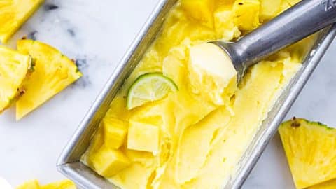 2-Ingredient Pineapple Sorbet Recipe | DIY Joy Projects and Crafts Ideas