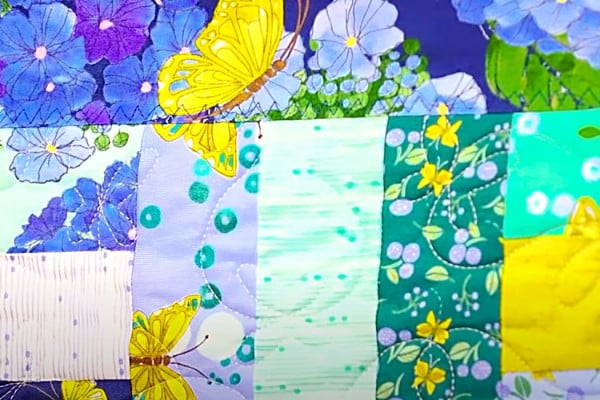 How To Make A Self Binding Quilt - Easy Quilt Ideas - Free Quilt Pattern