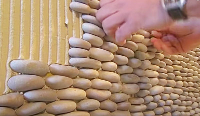 DIY River Rock Accent Wall - DIY Joy