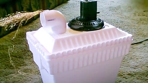 Turn An Ice Chest Into An Air Cooler | DIY Joy Projects and Crafts Ideas