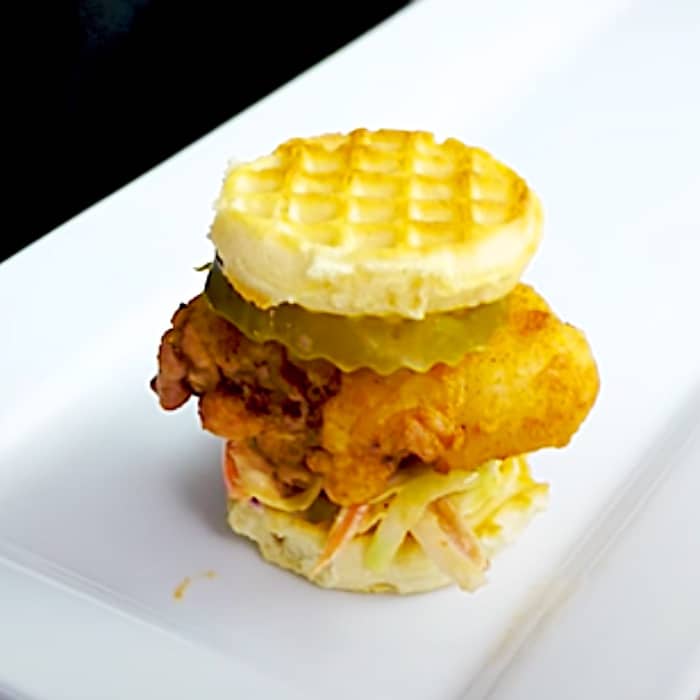 Chicken And Waffle Bites Recipe - Easy Party Food Ideas - Fun Snack Recipes
