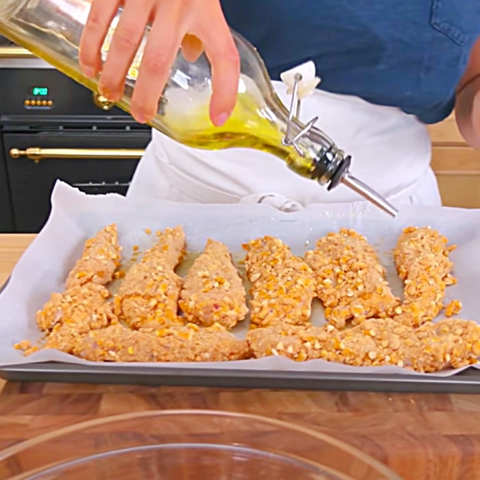 Pretzel Chicken Fingers Recipe - How To Make Chicken Fingers - Easy Snack Ideas