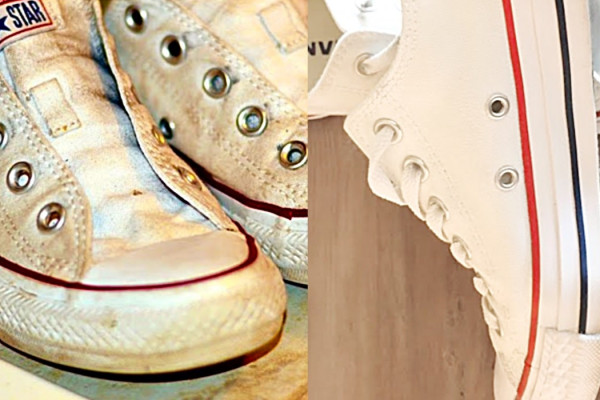 How To Clean White Tennis Shoes - Easy Way To Clean Sneakers - How To Keep Tennis Shoes White