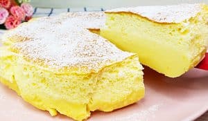 3-Ingredient Custard Cream Cake Recipe