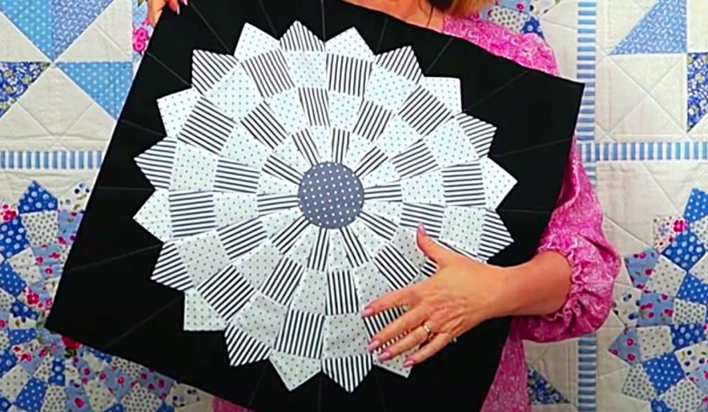 Quilt As You Go Dresden Pattern - Easy Dresden Quilt - How To Make A Dresden Quilt Block
