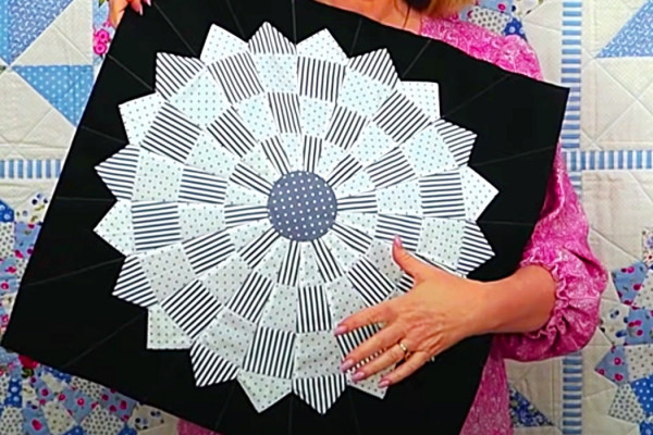 Quilt As You Go Dresden Pattern - Easy Dresden Quilt - How To Make A Dresden Quilt Block