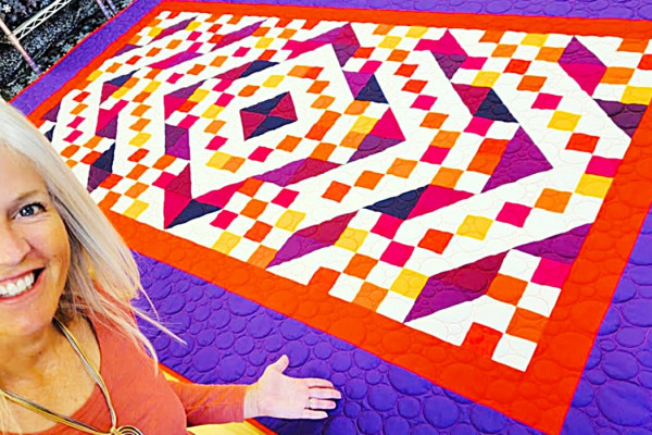 How To Make A Fat Quarter Beginner's Quilt - Fat Quarter Quilt Pattern Easy Fat Quarter Quilt - Easy Sewing Ideas