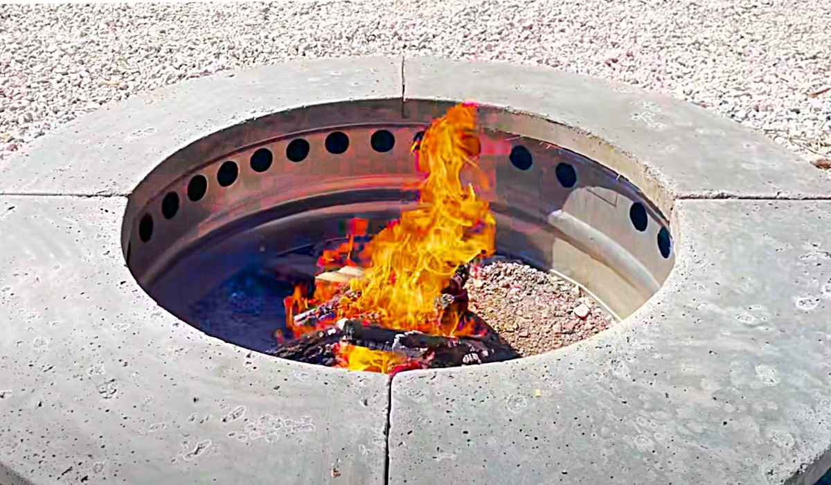 Diy Smokeless Fire Pit Build, How To Have A Smokeless Fire Pit