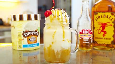 Fireball Whiskey Float Recipe | DIY Joy Projects and Crafts Ideas