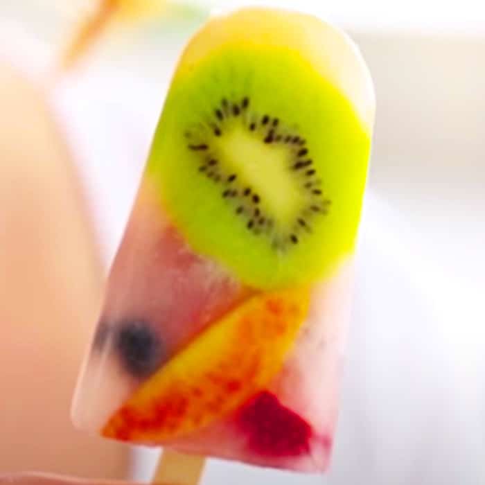 How To Make Fruit Salad Popsicles - Easy Homemade Popsicles - How To Make Grape Juice Popsicles